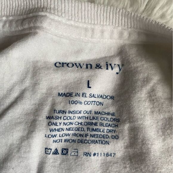 Crown & Ivy Long Sleeve Fishing Christmas Shirt Size Large - Picture 5 of 8